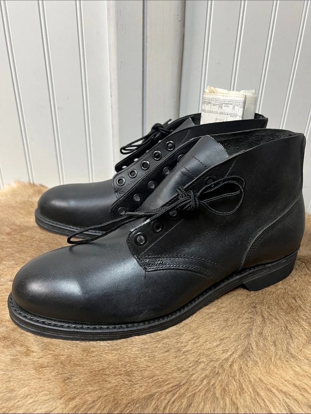 Vintage Military Addison Boondocker Boots 11 NWT